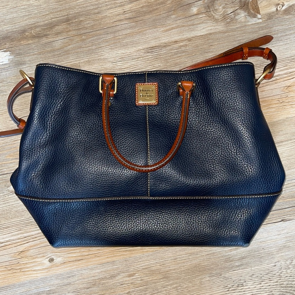 Excellent condition deep blue Dooney and Bourke